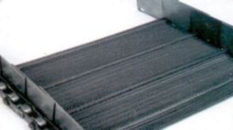 Chain link end with edge plates